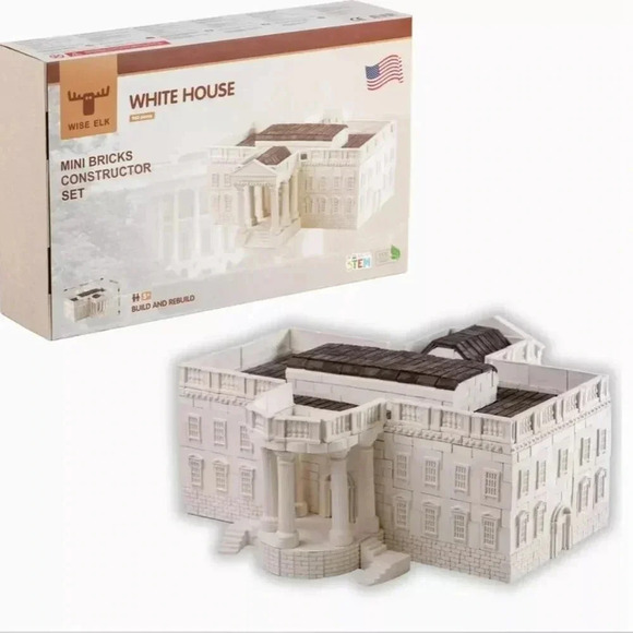 NEW White House Mini Brick Building STEM Construction Set * Made in Ukraine - Picture 8 of 8